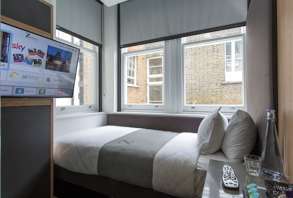Single Room | Individually furnished, desk, laptop workspace, blackout curtains