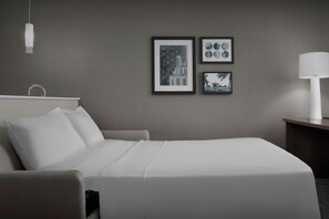 Individually decorated, individually furnished, desk, laptop workspace