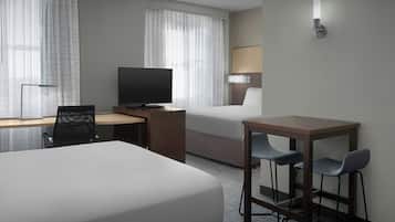 Studio Suite, 1 Queen Bed | Individually decorated, individually furnished, desk, laptop workspace