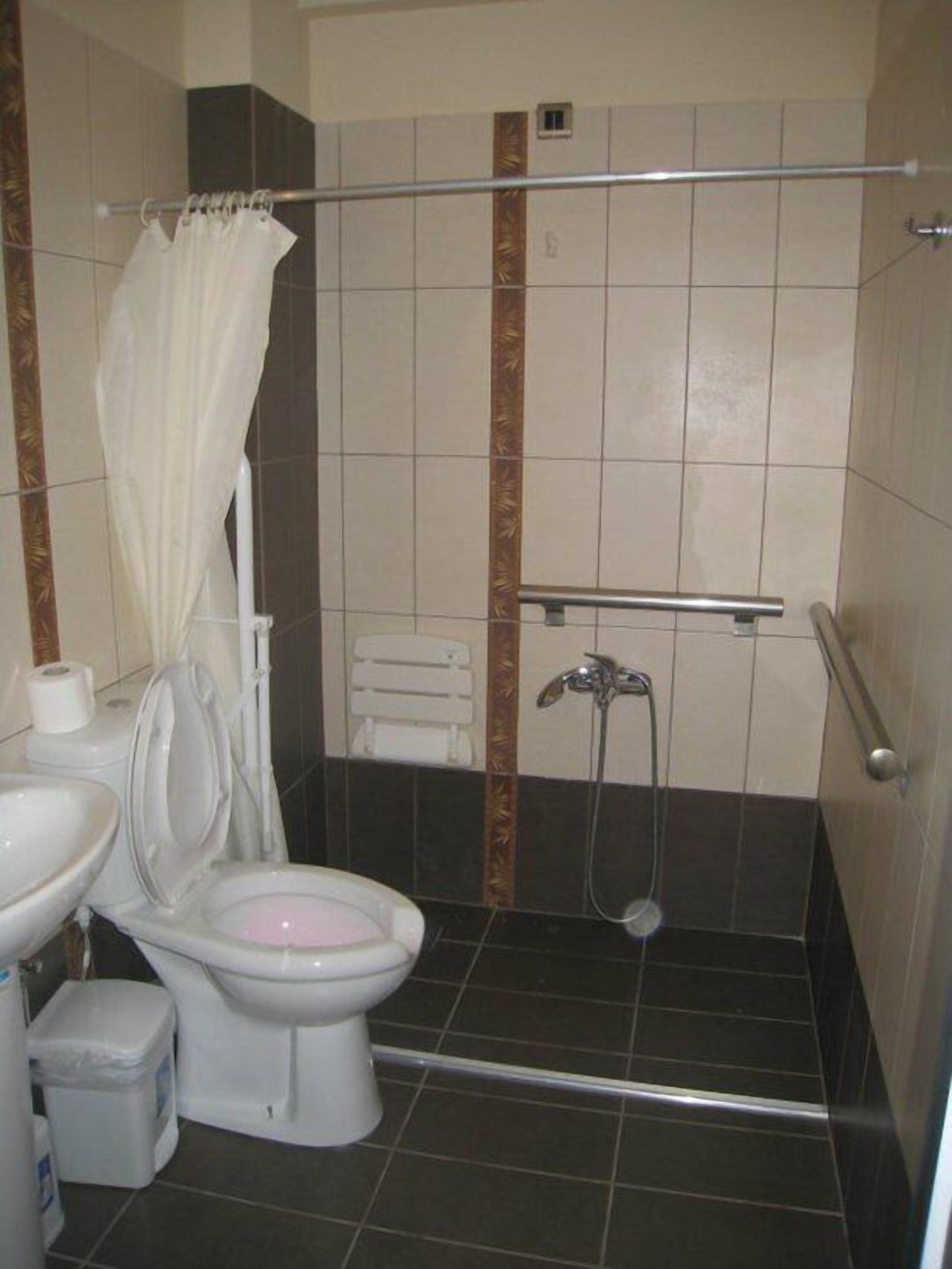 free toiletries, hair dryer, bathrobes, slippers