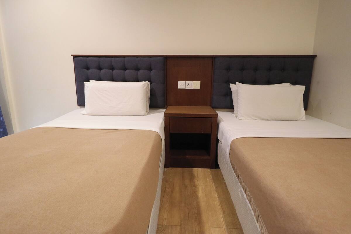 Deluxe Twin kamer | Een kluis op de kamer, een strijkplank/strijkijzer, gratis wifi