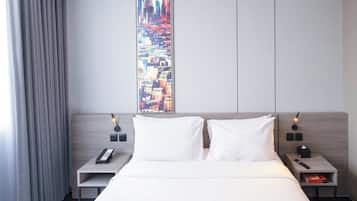 Premium bedding, minibar, in-room safe, individually decorated