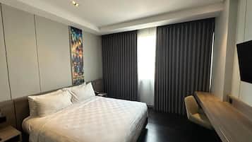 Kamar Eksekutif | Seprai premium, minibar, brankas, dan didekorasi berbeda-beda