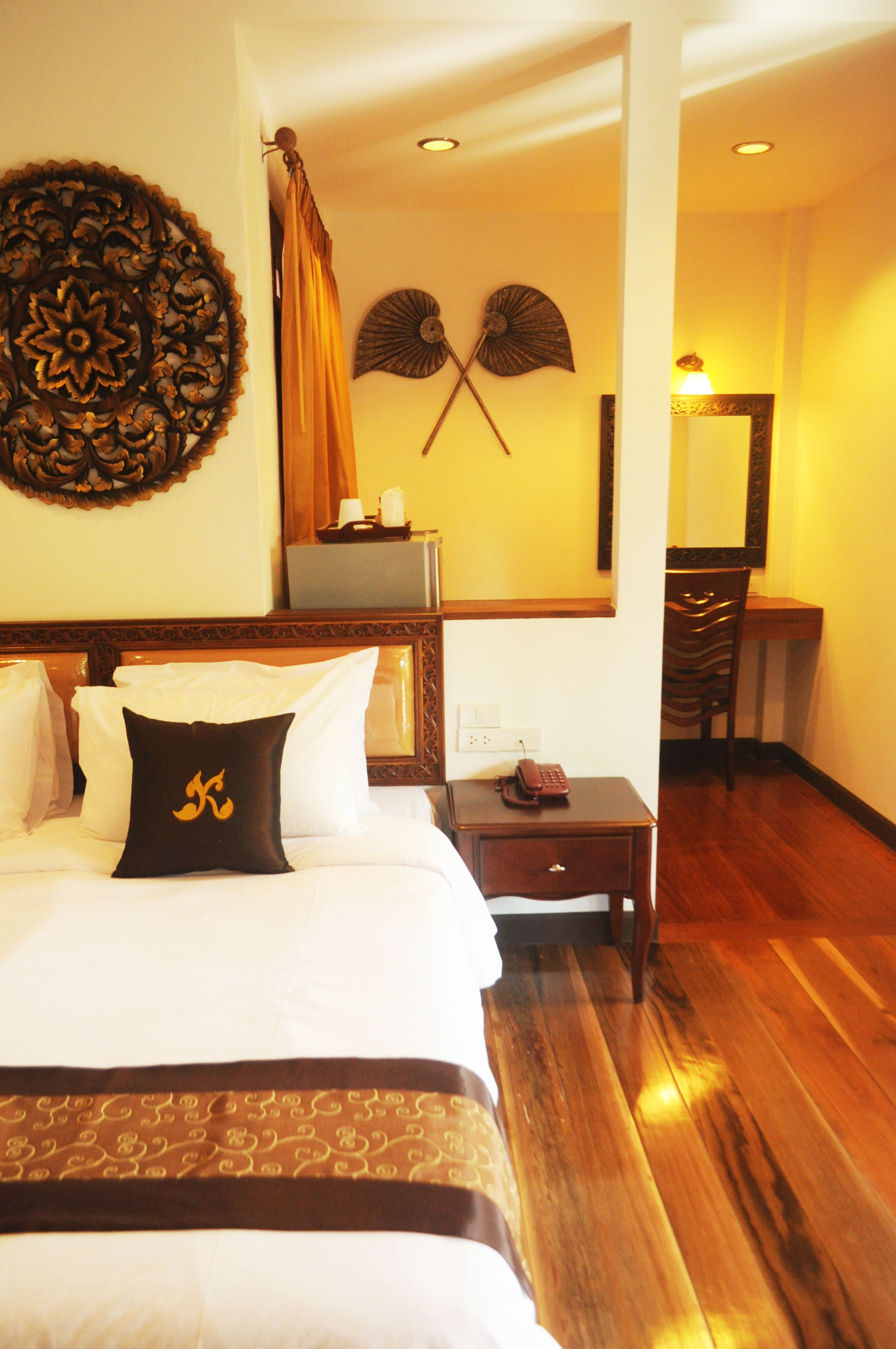 pond view villa | minibar, in-room safe, desk, blackout curtains