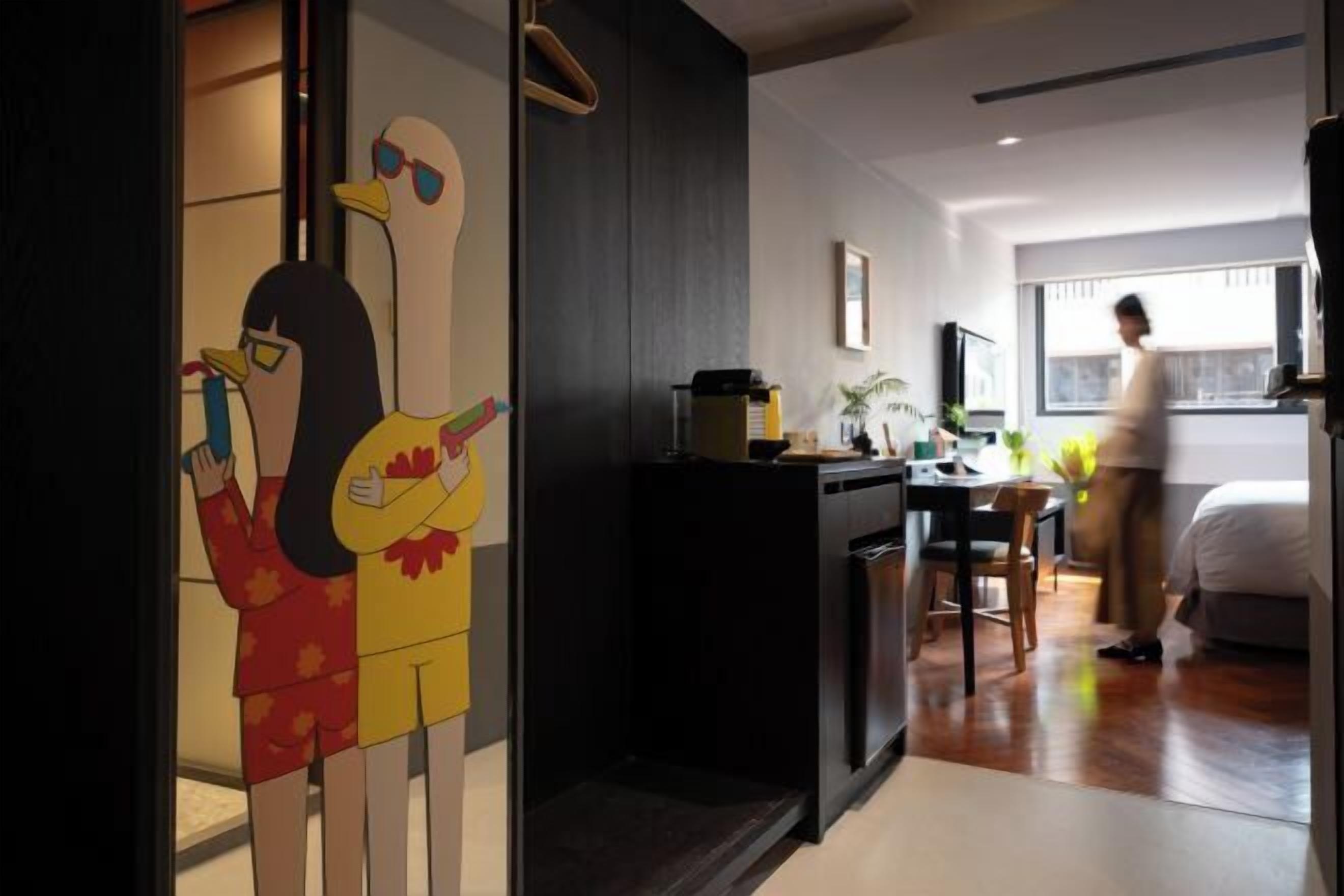 Couette en duvet d'oie, coffres-forts dans les chambres