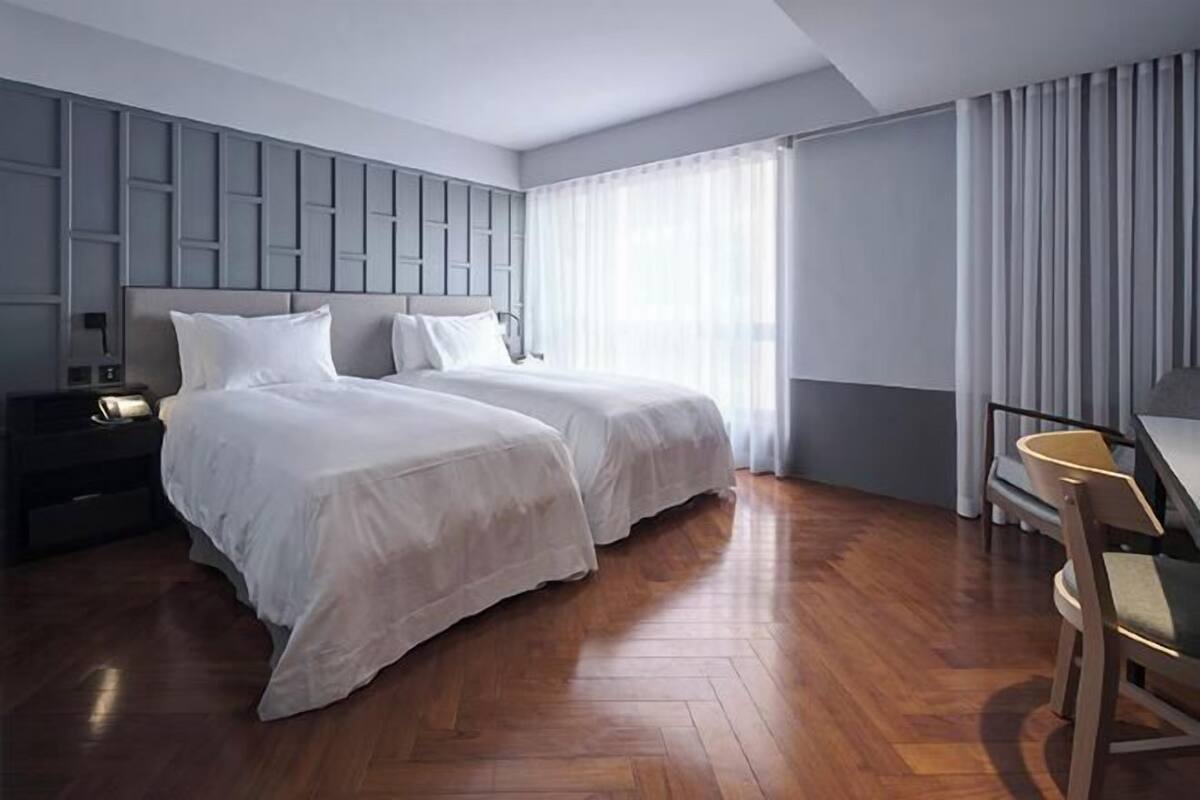 Down duvets, in-room safe, iron/ironing board, free WiFi