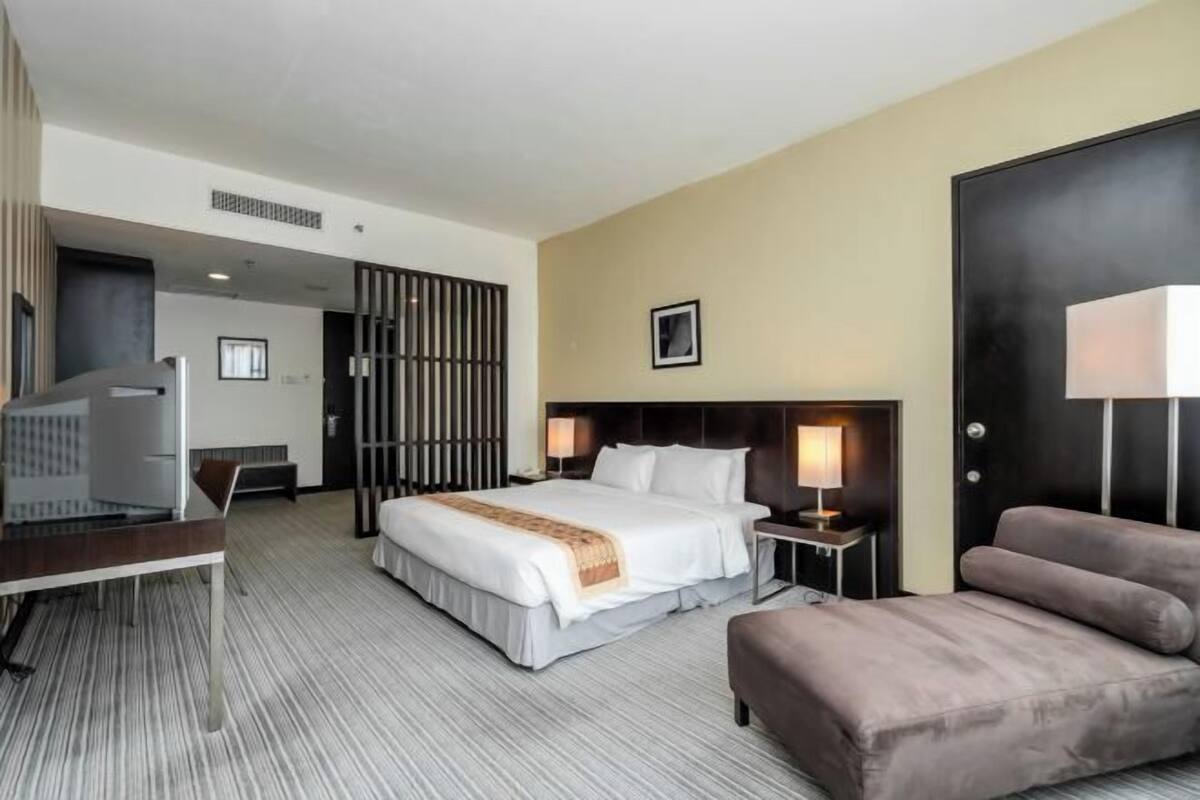Minibar, in-room safe, blackout curtains, rollaway beds