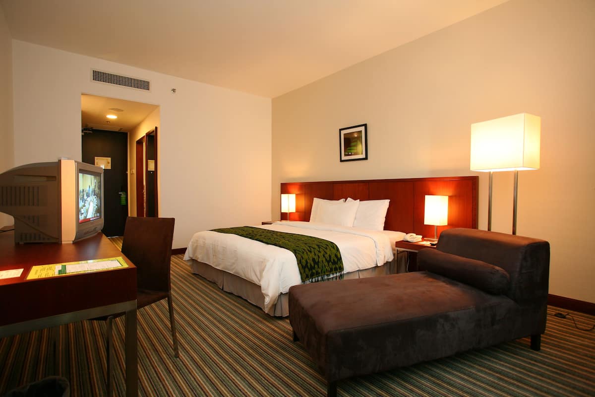 Minibar, in-room safe, blackout curtains, rollaway beds