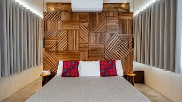 Design Studio Suite, 1 Bedroom, Terrace, City View | Laptop workspace, iron/ironing board (on request), free WiFi, bed sheets