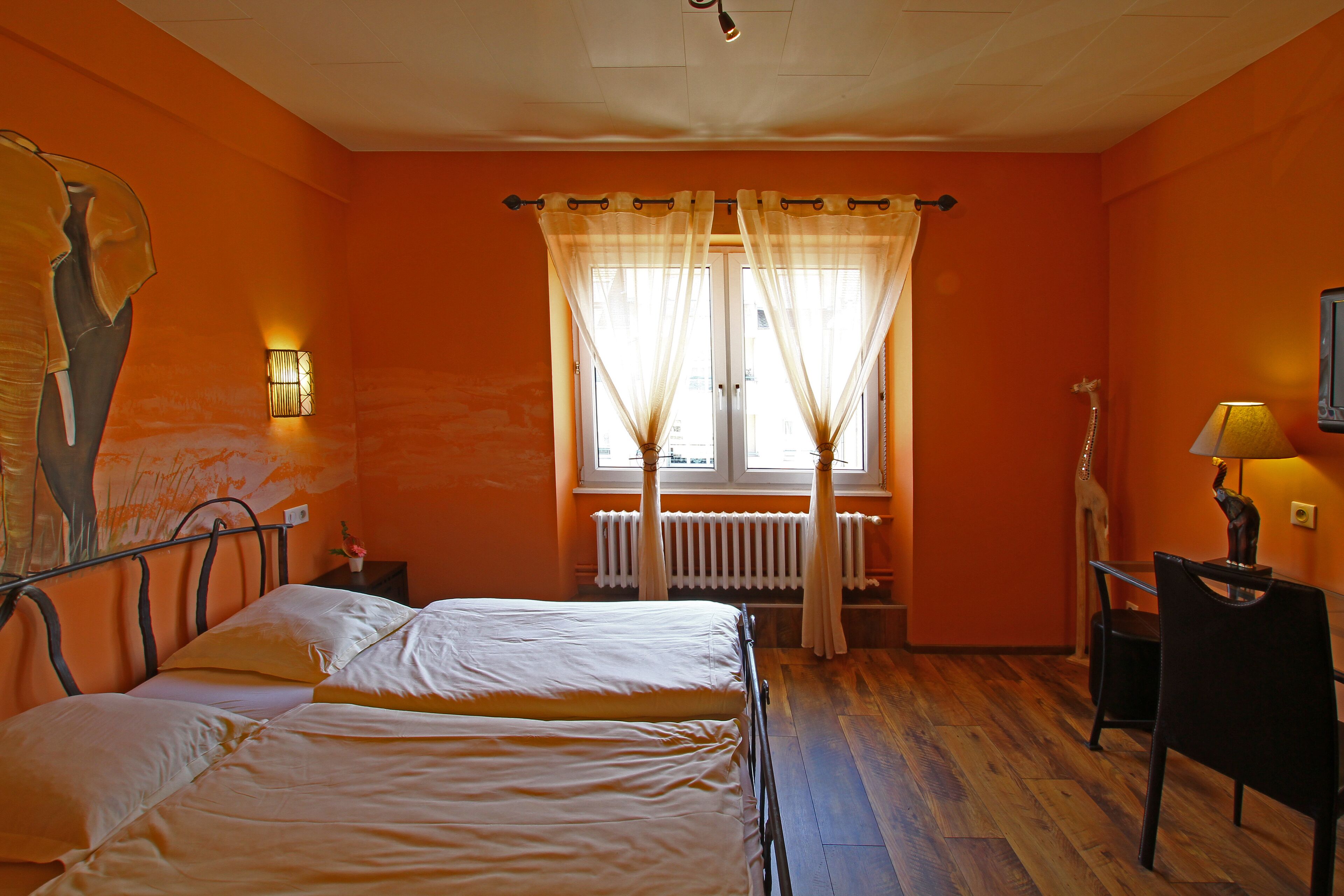 comfort double room | in-room safe, desk, blackout curtains, soundproofing