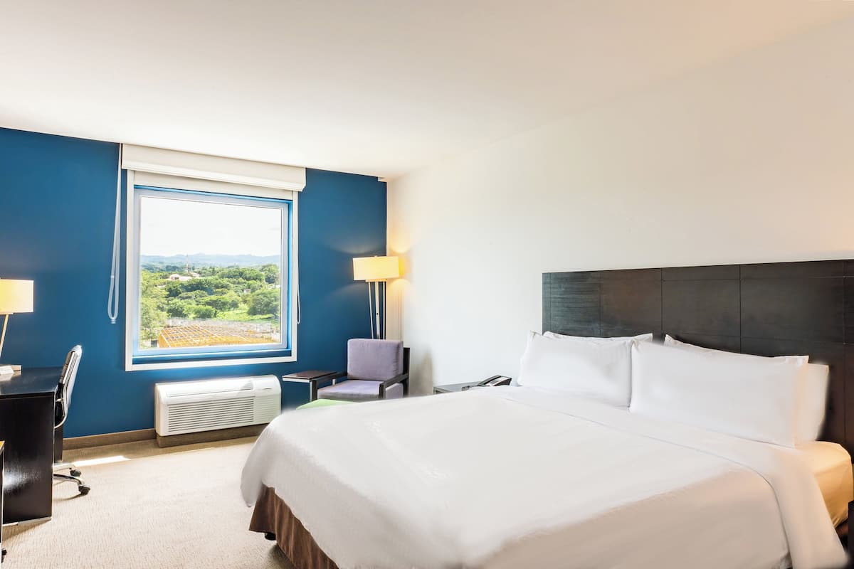 Hypo-allergenic bedding, in-room safe, desk, laptop workspace