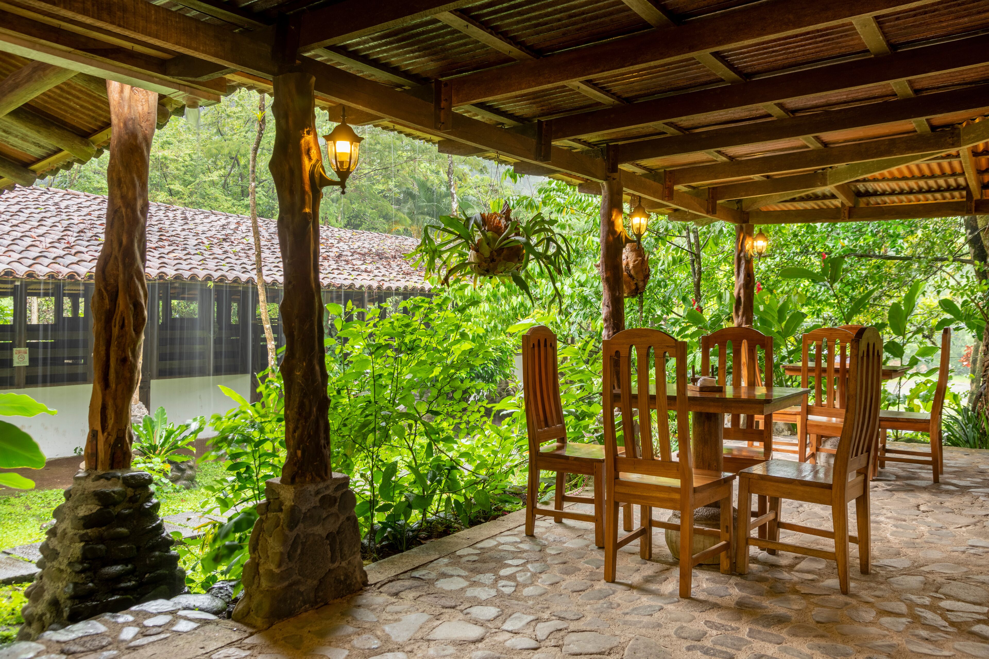 breakfast, lunch, dinner served; local cuisine, garden views