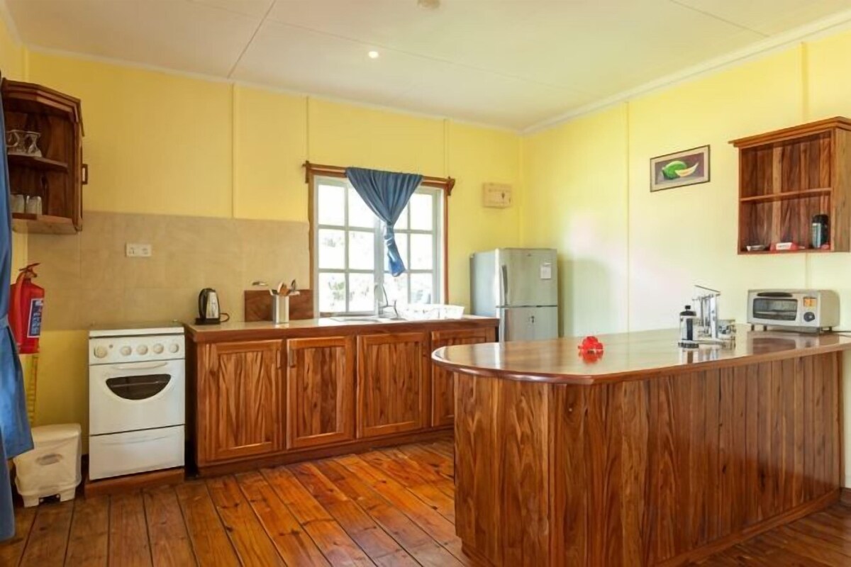 Private kitchen | Electric kettle, highchair, ice maker, paper towels