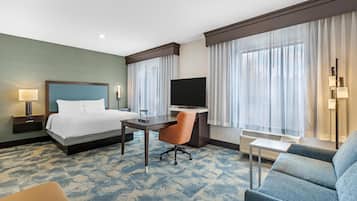 Habitación, 1 cama King size, con acceso para personas discapacitadas, para no fumadores | Cortinas blackout, tabla de planchar con plancha y wifi gratis