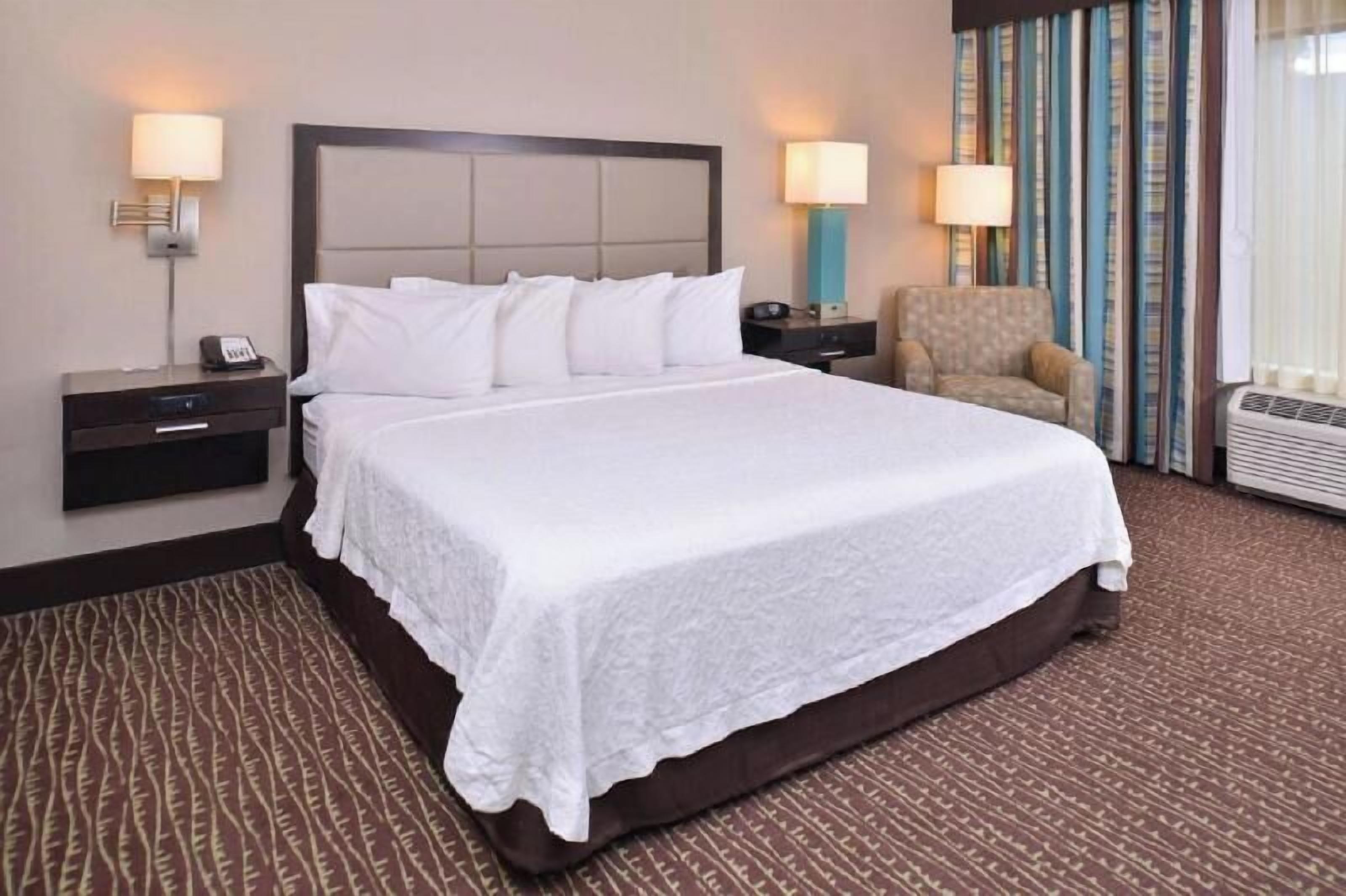 Blackout curtains, iron/ironing board, free WiFi, bed sheets