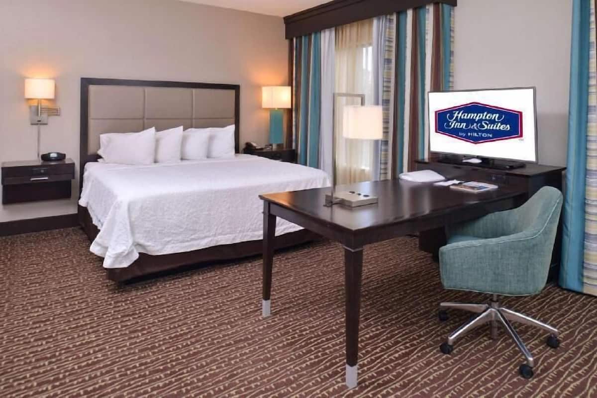 Blackout curtains, iron/ironing board, free WiFi, bed sheets
