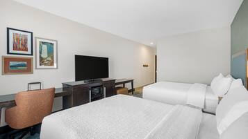 Room, 2 Queen Beds, Accessible | Blackout drapes, iron/ironing board, WiFi (free), alarm clocks