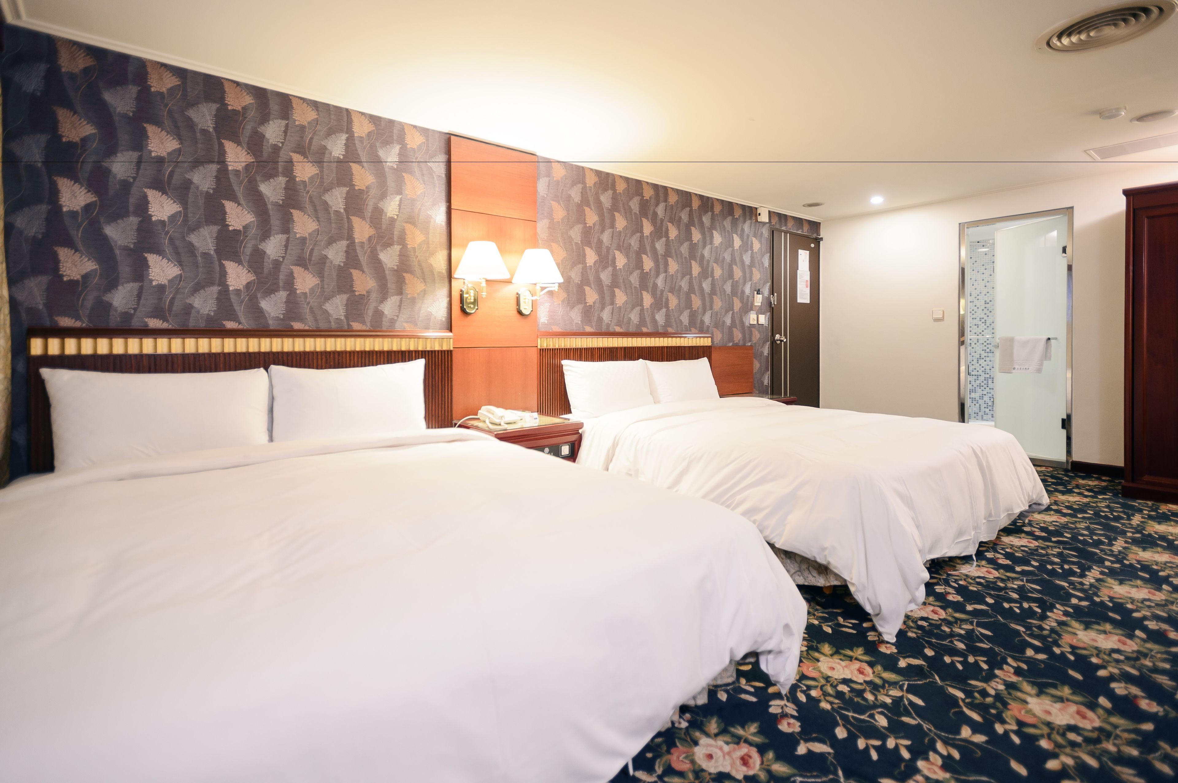 down duvets, pillow-top beds, blackout curtains, soundproofing