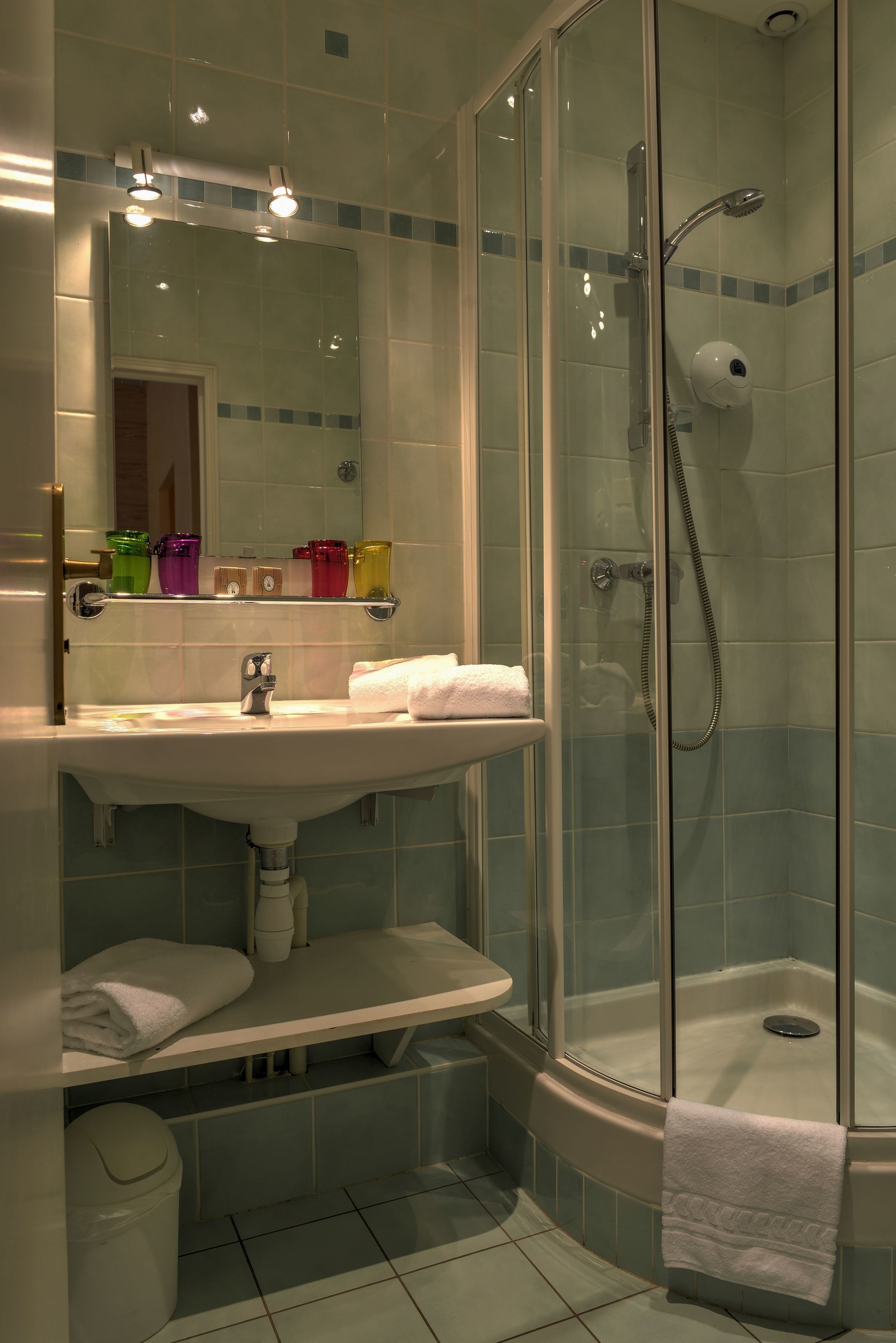 Bathroom | Shower, hair dryer, towels, soap