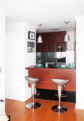 Private kitchen | Full-sized fridge, coffee/tea maker