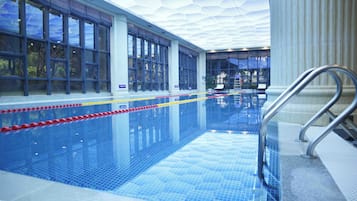 Indoor pool, outdoor pool