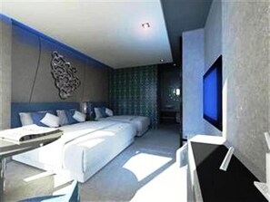 Premium bedding, minibar, desk, free WiFi - Blutique Hotel (Bangkok)