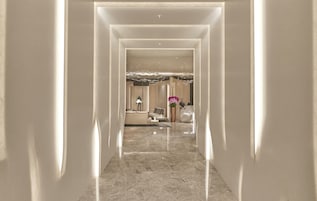 Interior entrance