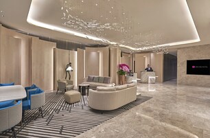 Sala de estar en el lobby