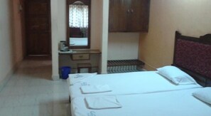 In-room safe, desk
