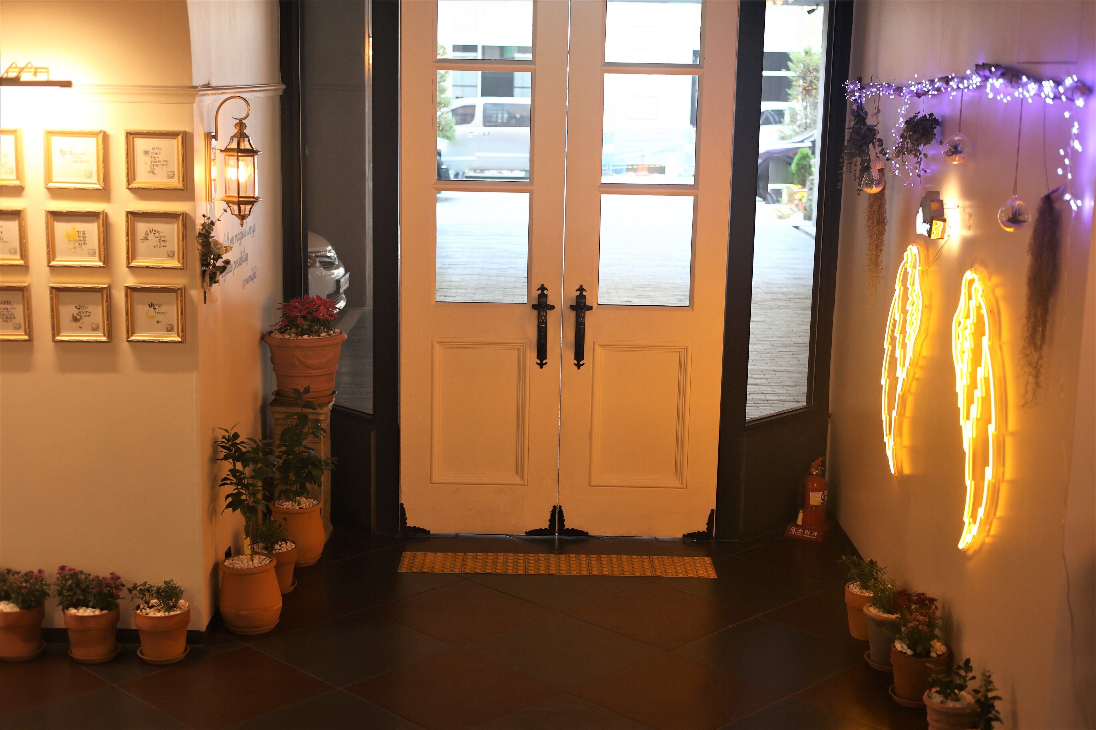 Facciata della struttura