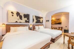 Suite Room | เครื่องนอนระดับพรีเมียม, ผ้านวมขนเป็ด, ห้องพักตกแต่งอย่างมีเอ กลักษณ์