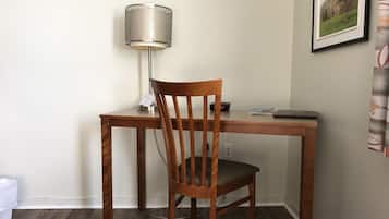 Desk, soundproofing, iron/ironing board, rollaway beds