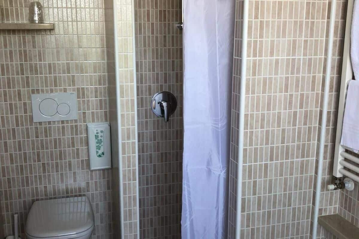 shower, free toiletries, hair dryer, bidet