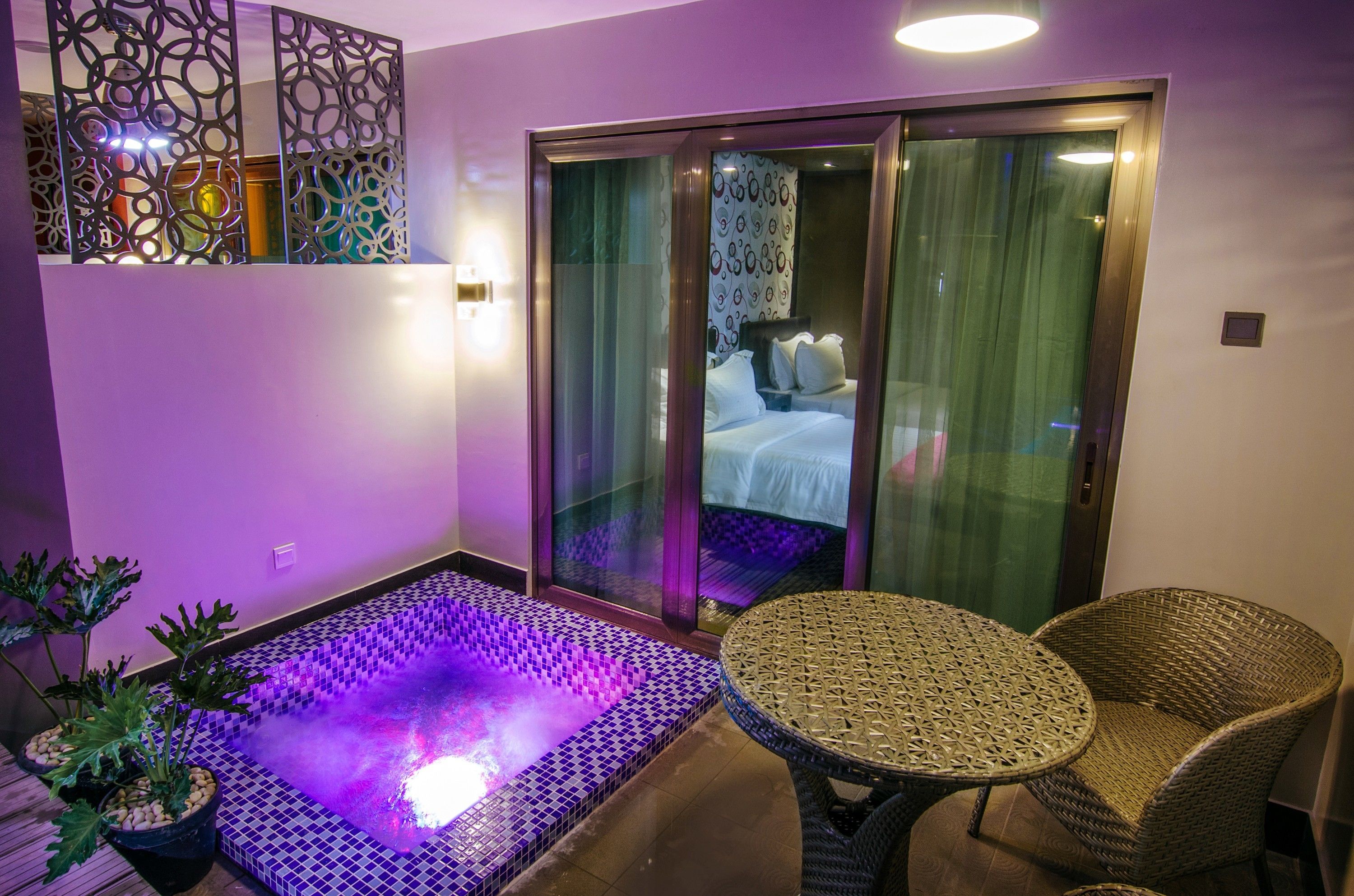 行政客房, 2 张双人床 | 阳台