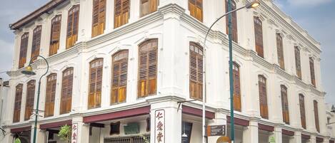 Façade de l’hébergement