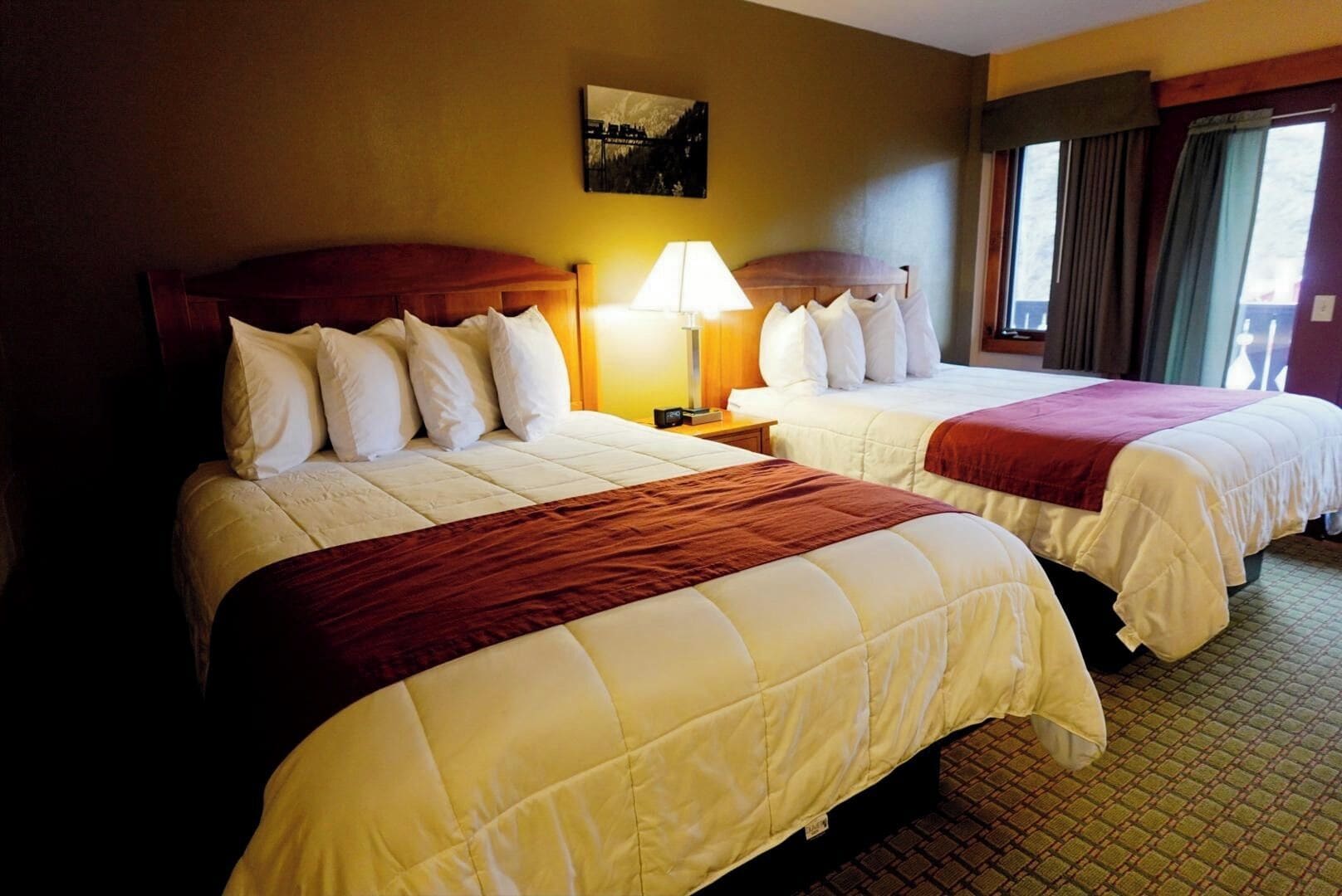 Double Room, 2 Queen Beds (Not Pet Friendly) | Iron/ironing board, free WiFi, bed sheets