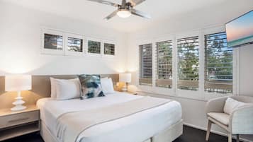 2 bedrooms, premium bedding, individually decorated