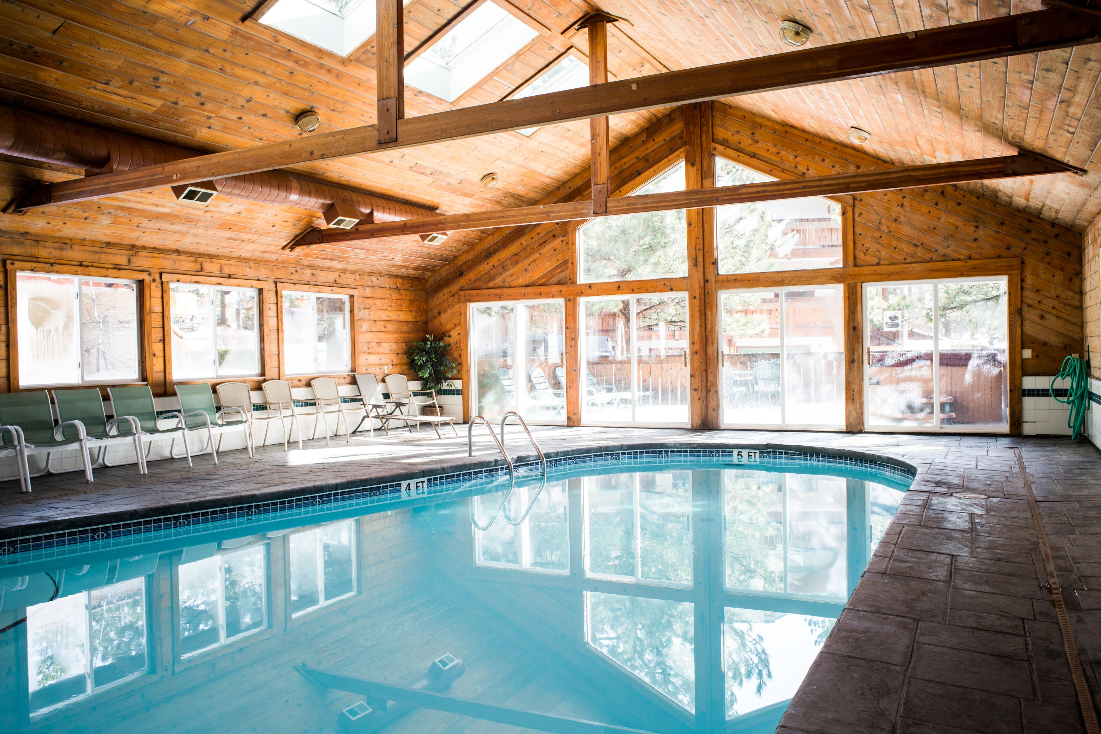 indoor pool, seasonal outdoor pool