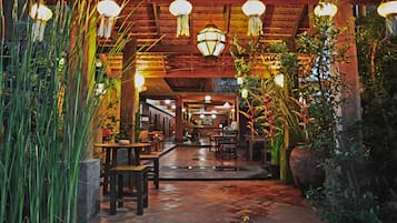 Front of property – evening/night