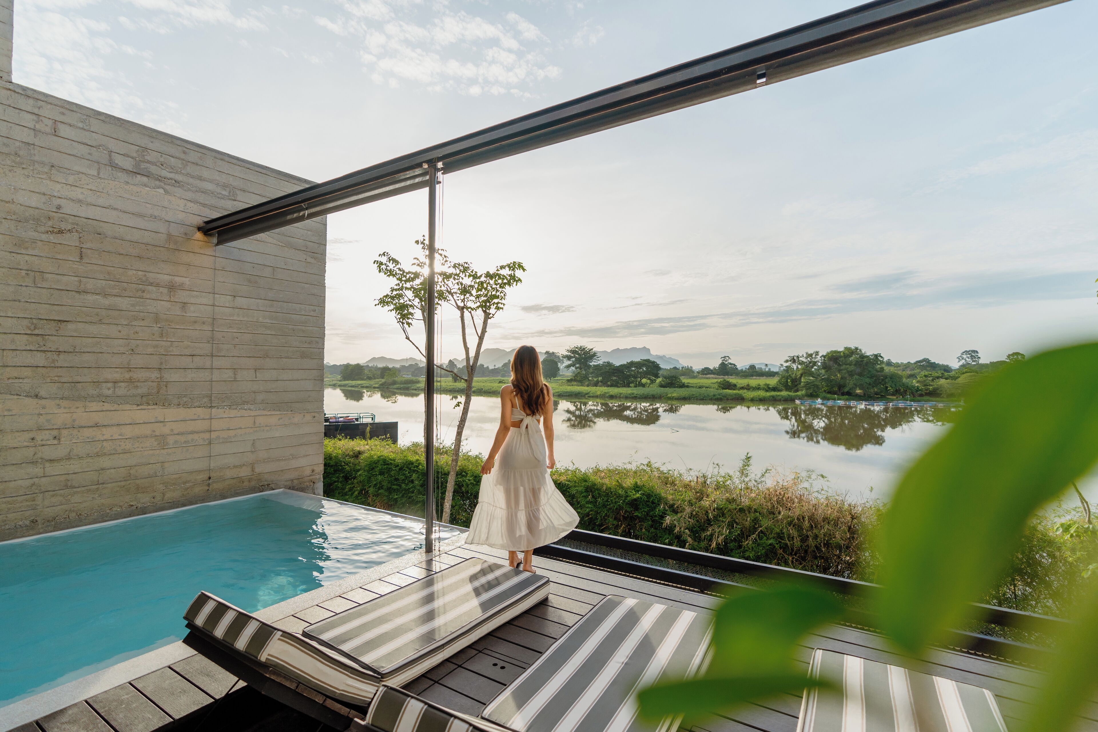 1 Bedroom Fallingwater Pool Villa | มินิบาร์, ตู้นิรภัยในห้องพัก, โต๊ะทำงาน, ห้องเก็บเสียง