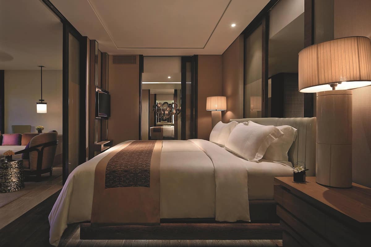 套房, 1 間臥室 | 意大利 Frette 床單、高級寢具、迷你吧、房內夾萬
