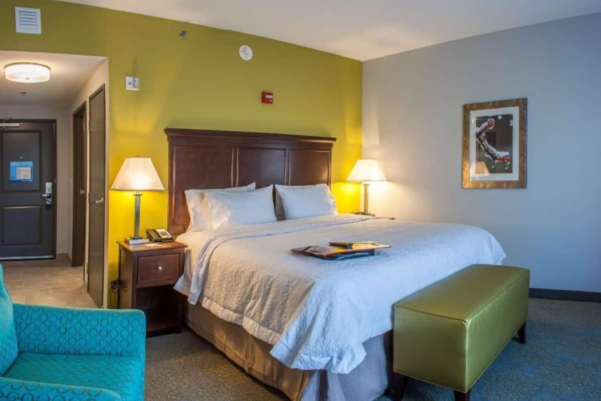 Blackout drapes, iron/ironing board, free cribs/infant beds, free WiFi