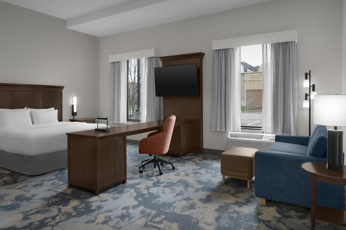 Studio, 1 King Bed, Accessible (Mobility & Hearing, Roll-In Shower)
