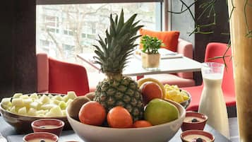 Daily buffet breakfast (EUR 34 per person)