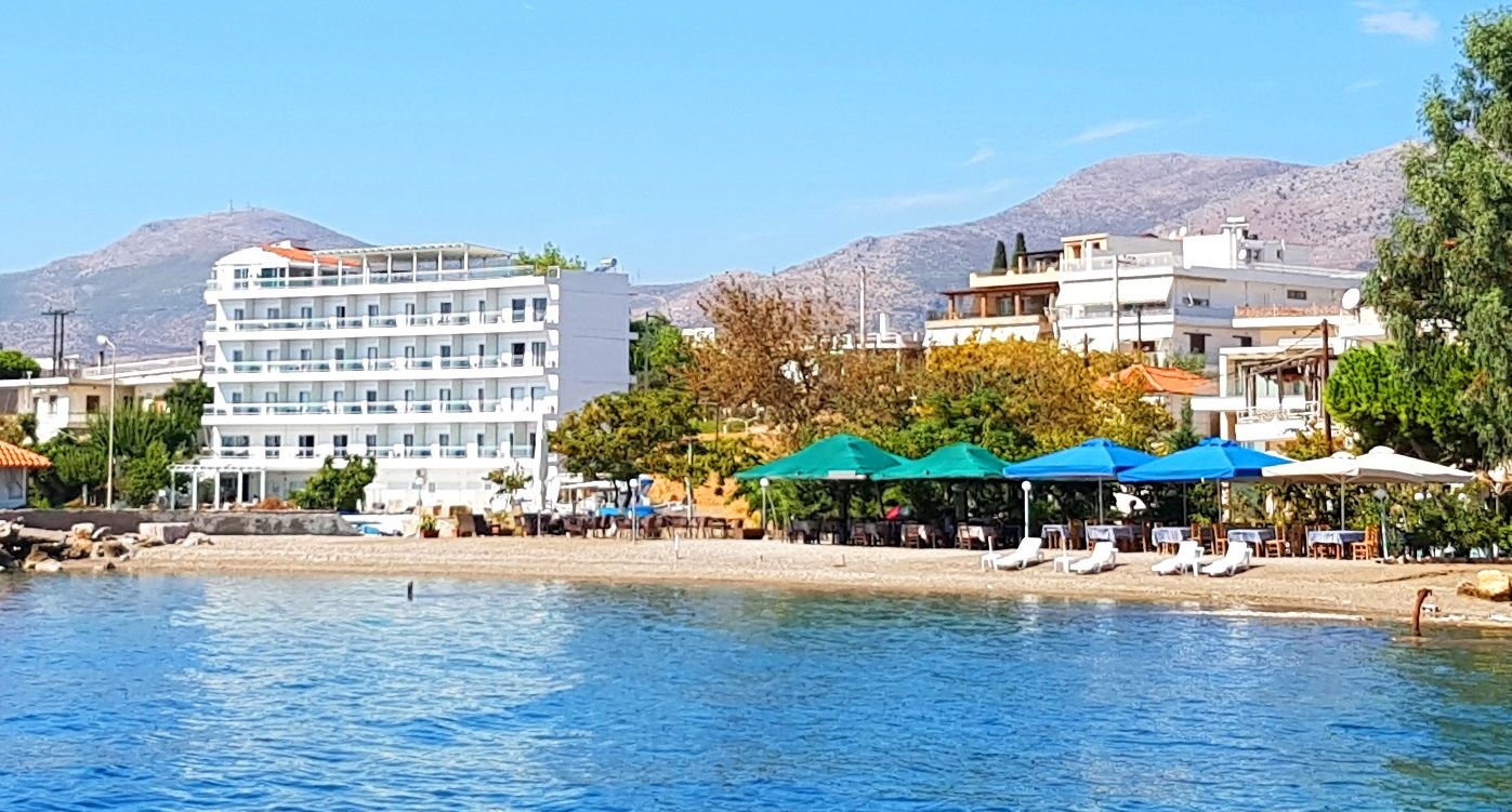 On the beach, beach bar, fishing