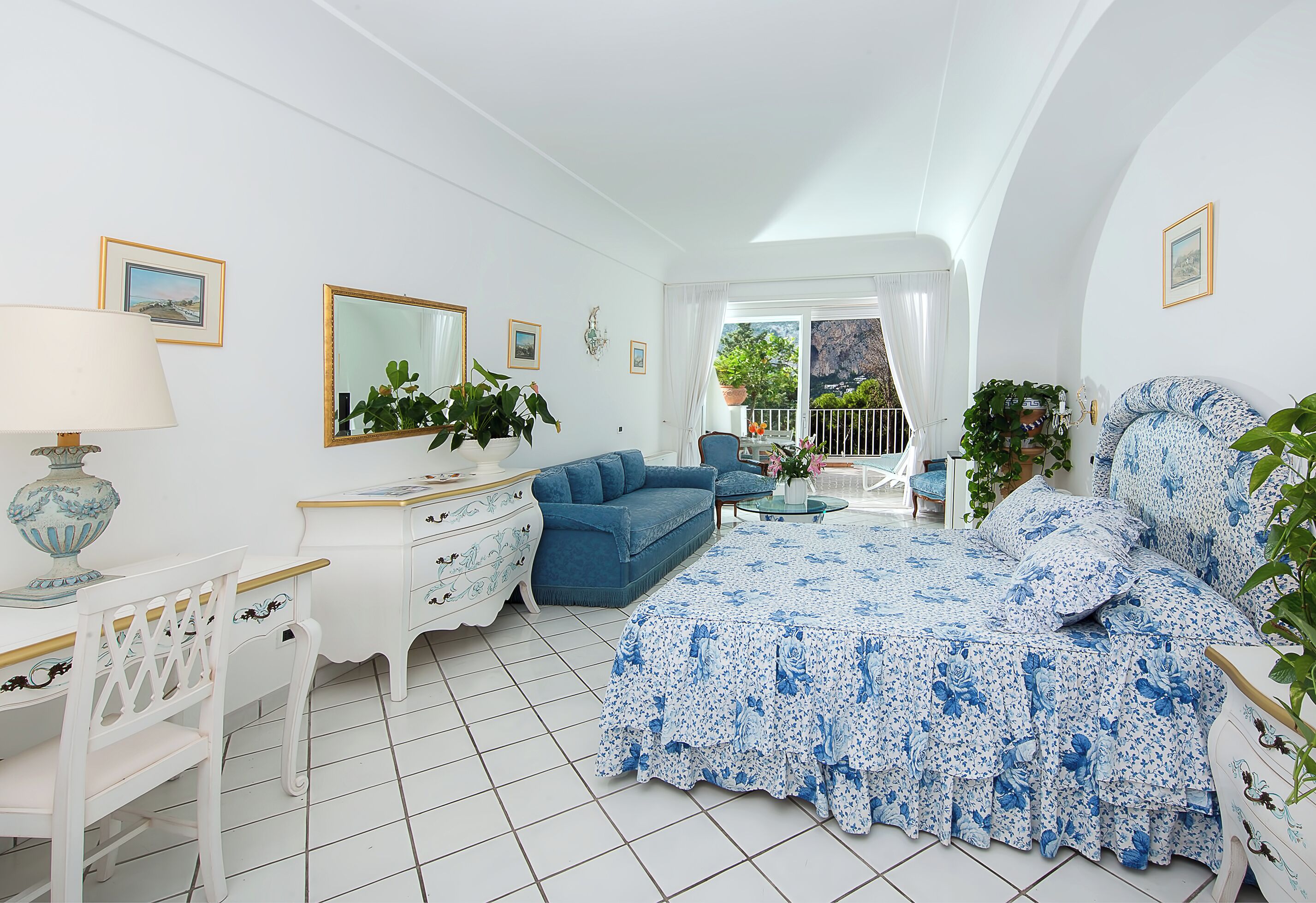 junior suite with patio and garden view | 1 bedroom, premium bedding, minibar, in-room safe