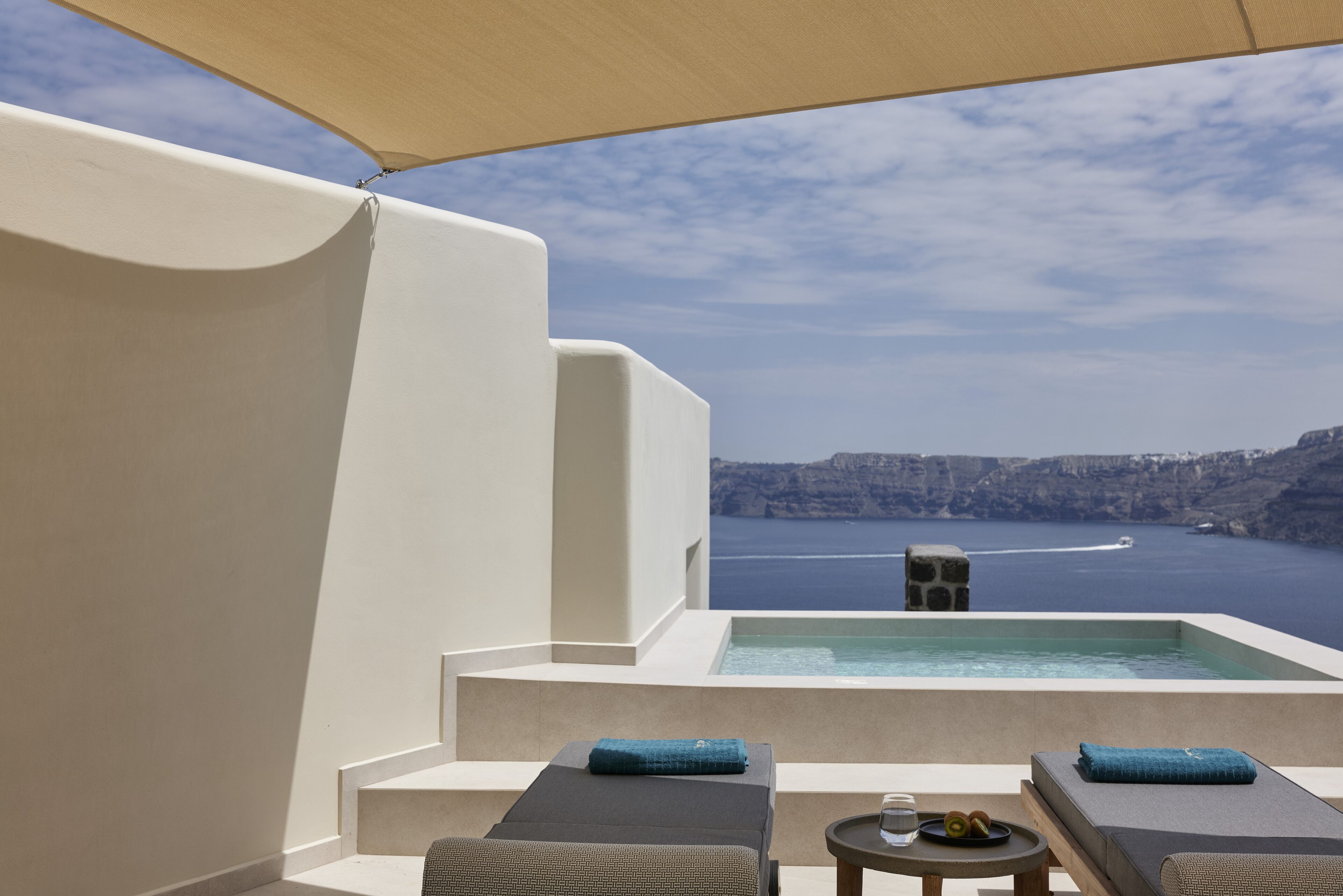 Junior Suite Sea View with Plunge pool - located 100m away from the main property | View from room