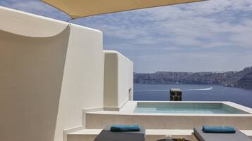 Junior Suite Sea View with Plunge pool - located 100m away from the main property | View from room