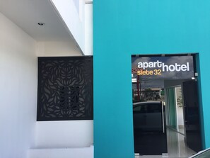 Majoituspaikan julkisivu