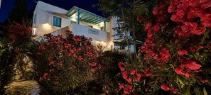 Front of property – evening/night